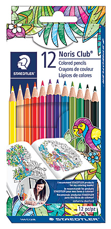 Staedtler® Johanna Basford Color Pencils, Assorted Colors, Pack Of 12