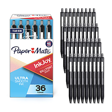 Paper Mate InkJoy Gel Pens Pack Of 36 Medium Point 0.7 mm Assorted Colors -  Office Depot