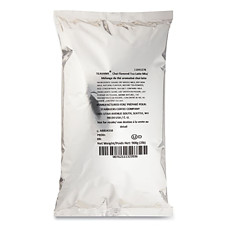 Teavana Chai Tea Latte Mix, Chai, 2 lb Bag