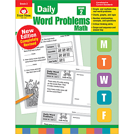 Evan-Moor® Educational Publishers Daily Math Word Problems, Grade