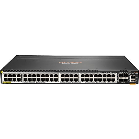 Aruba 6300M Ethernet Switch - 48 Ports - Manageable - 3 Layer Supported - Modular - 4 SFP Slots - Twisted Pair, Optical Fiber - 1U High - Rack-mountable - Lifetime Limited Warranty