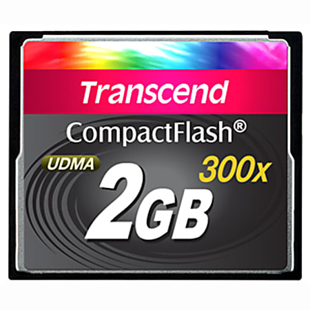 Transcend 2GB CompactFlash (CF) Card - 300x - 2 GB