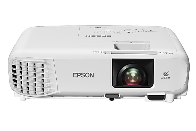 Epson PowerLite 119W LCD Projector - 4:3 - Ceiling Mountable - 1280 x 800 - Front, Rear, Ceiling - 8000 Hour Normal Mode - 17000 Hour Economy Mode - WXGA - 16,000:1 - 4000 lm - HDMI - USB - Class Room