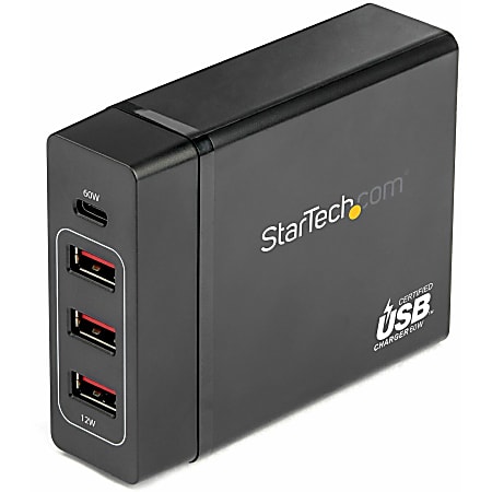 StarTech.com Hub USB-C à 4 Ports avec 100W Power Delivery Pass-Through