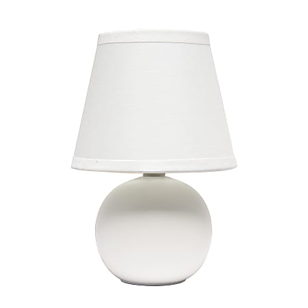 Simple Designs Mini Globe Table Lamp, 8 7/8"H,