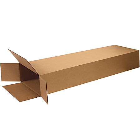 Partners Brand Side-Loading Boxes, 60"H x 8"W x 20"D, Kraft, Bundle Of 5