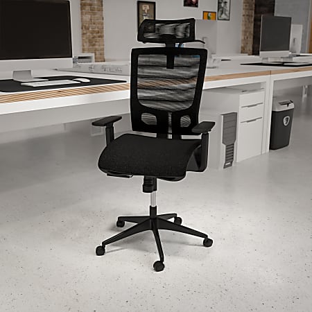 Flash Furniture Layla Ergonomic Mesh High-Back Office Chair, Black