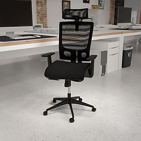 Flash Furniture Layla Ergonomic Mesh High Back Office Chair Black