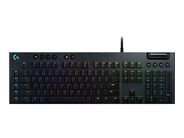 Logitech® G815 LIGHTSYNC RGB Mechanical Gaming Keyboard With Low-Profile GL Tactile Key Switch