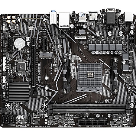 Gigabyte Ultra Durable A520M S2H Desktop Motherboard -