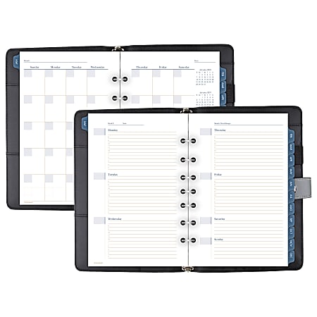 AT A GLANCE WeeklyMonthly Faux Leather Fashion Starter Set Planner