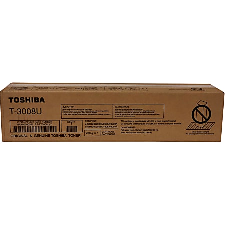 Toshiba T-3008U Black High Yield Toner Cartridge