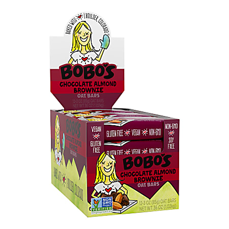 BOBO's Chocolate Brownie Oat Bars - 12-3 oz