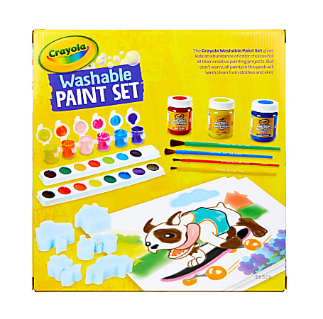 Crayola Spill Proof Washable Paint Set - 1 Kit 