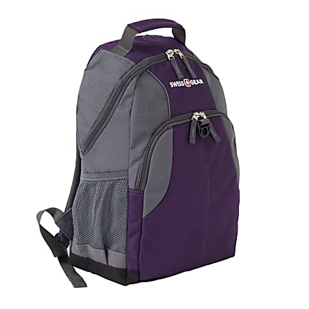 SWISSGEAR SA3158 Backpack GrayPurple - Office Depot