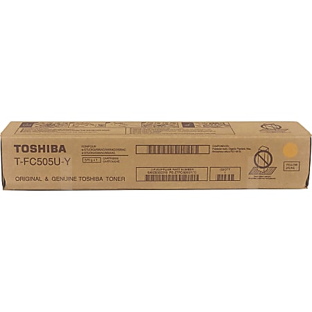 Toshiba Original Laser Toner Cartridge - Yellow - 1 Each - 33600 Pages Toshiba Original Laser Toner Cartridge - Yellow - 1 Each - 33600 Pages
