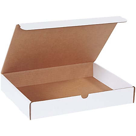 Partners Brand White Literature Mailers, 13" x 10" x 2", Pack Of 50