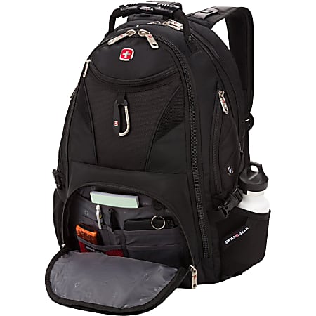 Swissgear Scansmart Backpack Blk Fits Up To 17In Laptop Tsa Blk