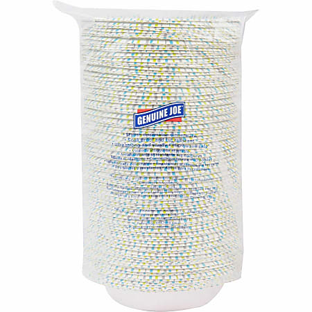 Genuine Joe 12 oz Paper Bowls - Disposable - Multi - 125 / Pack