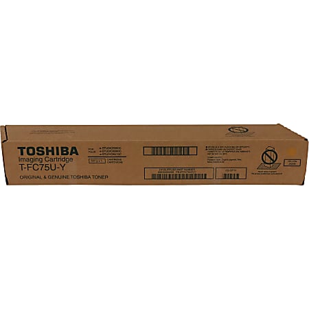 Toshiba Original Standard Yield Laser Toner Cartridge - Yellow - 1 Each - 29500 Pages