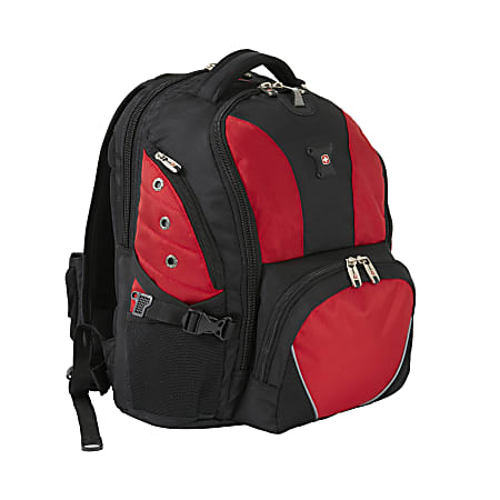 SWISSGEAR® SA1592 Backpack, Black/Red