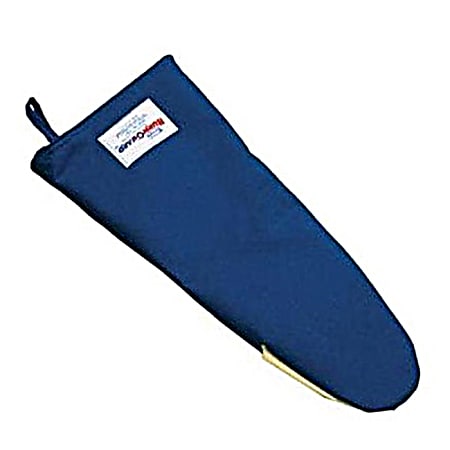 Tucker Safety BurnGuard Puppet Oven Mitt, 15", Blue