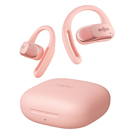 Shokz® OpenFit Air™ True Wireless Bluetooth® Open-Ear Earbuds With Charging Case, Pink