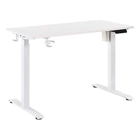 Primo 48" Sit-to-Stand Electric Desk in White