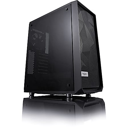 Fractal Design Meshify C Window Computer Case - Mid-tower - Black - Tempered Glass - 5 x Bay - 2 x 4.72" x Fan(s) Installed - ATX, Micro ATX, ITX Motherboard Supported - 7 x Fan(s) Supported - 2 x Internal 3.5" Bay - 3 x Internal 2.5" Bay - 7x Slot(s)