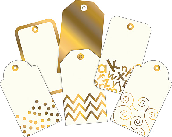 Barker Creek Accents, 24K Gold With Gold Foil,