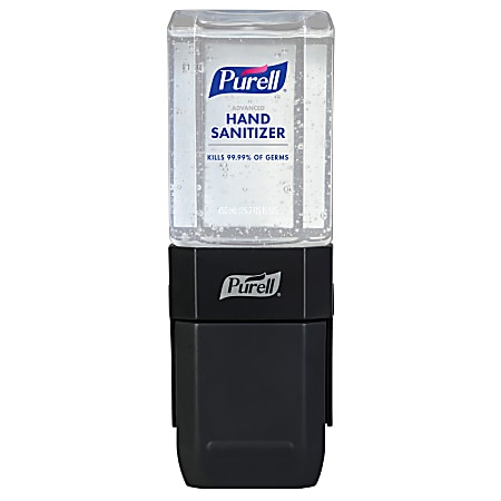 Purell® ES1 Hand Sanitizer Dispenser & Refill Kits, 5-13/16"H x 3-1/8"W x 5-15/16"D, Graphite, Set Of 6 Kits