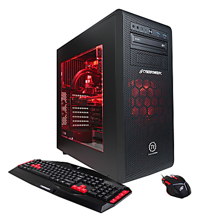 CyberPowerPC Gamer Supreme SLC8600 Desktop Computer - AMD FX-Series FX-9590 4.70 GHz - Black