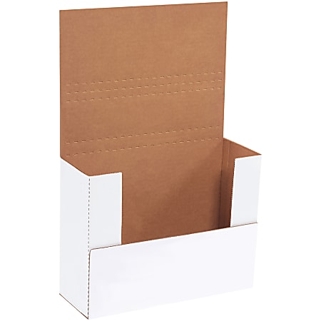 Partners Brand Multi-Depth Bookfold Mailers, 11 1/8" x 8 5/8" x 4", White, Pack Of 50
