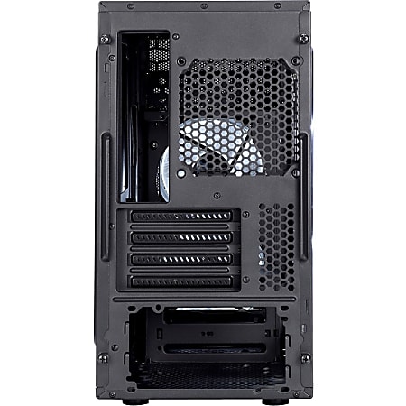 FRACTAL DESIGN Focus G Noir Boitier PC Moyen tour - Format ATX - Verre  trempé (FD-CA-FOCUS-GY-W) avec Quadrimedia
