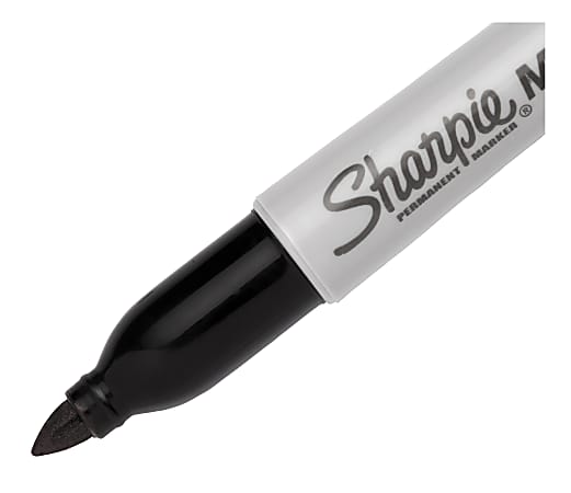 Sharpie Mini Permanent Markers Fine Point Gray Barrel Black Ink Canister Of  72 Markers - Office Depot