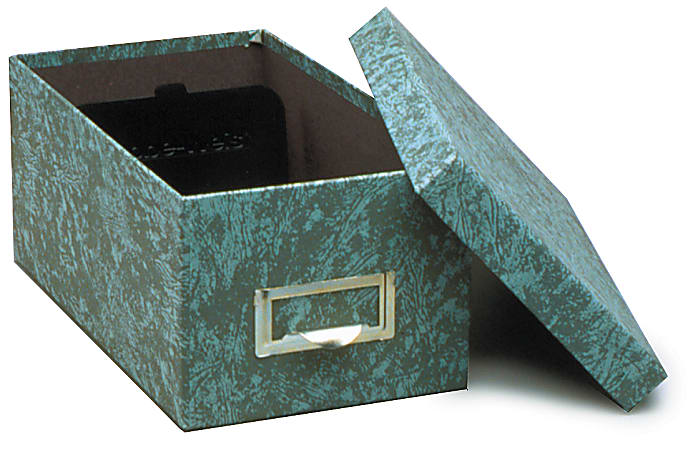 Globe Weis® Index Card Storage Tray, 4" x 6", 70% Recycled, Green