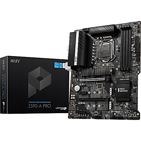 MSI Z590 A PRO Desktop Motherboard Intel Chipset Socket LGA 1200