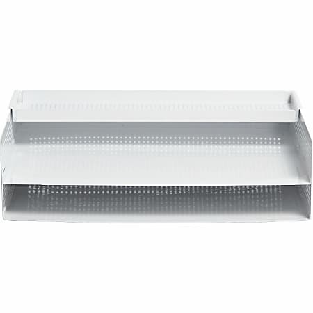 U Brands Modern Perforated Metal Paper Tray Letter Size
