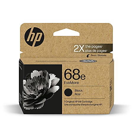 HP 68e EvoMore Black Original Ink Cartridge