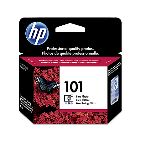 HP 101, Blue Photo Original Ink Cartridge (C9365AM)