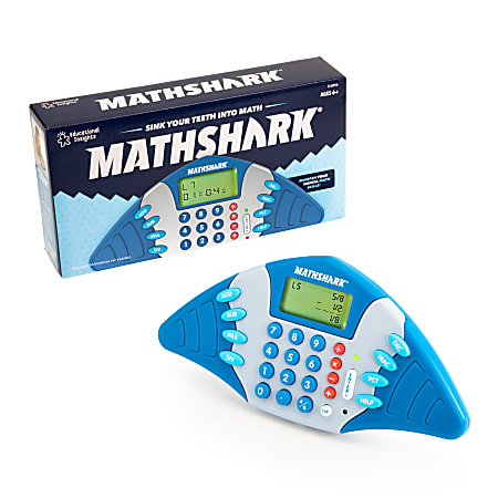 Educational Insights MathShark Handheld Electronic Math Game