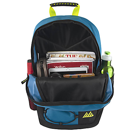 Summit Ridge Bungee Backpack With 17 Laptop Pocket Blue - Office Depot