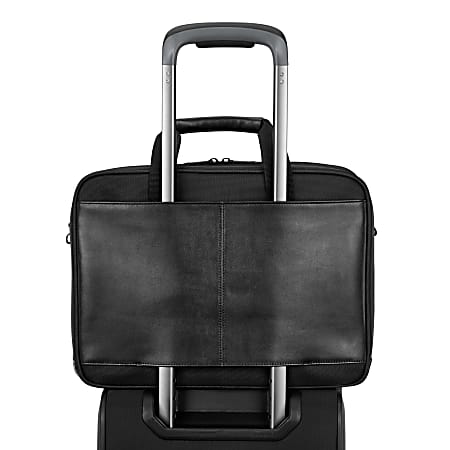 Samsonite Executive Leather Brief Laptop Bag With 15.6 Laptop