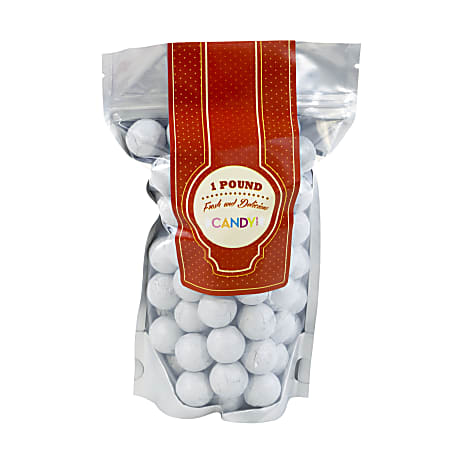 Sweetworks Foil-Wrapped Solid Milk Chocolate Balls, 1 Lb