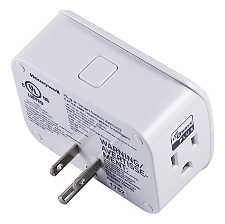 Honeywell Z Wave Plus Plug In Smart Switch White 39337 - Office Depot