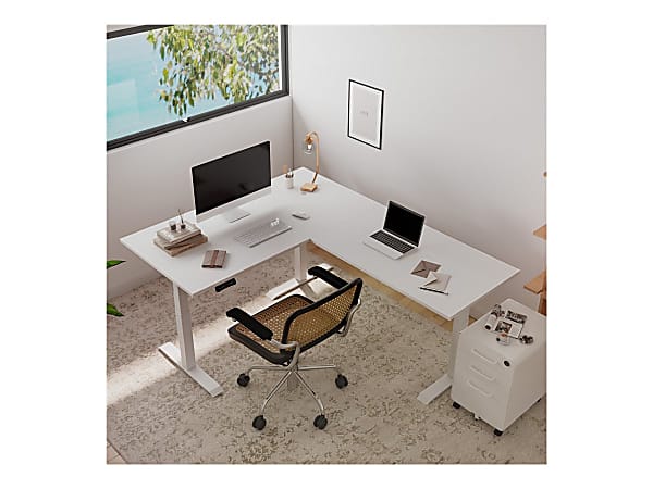 FlexiSpot E7L 76 W L Shaped Electric Height Adjustable