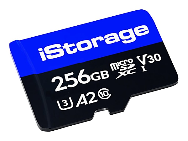 iStorage - Flash memory card - 256 GB - A2 / Video Class V30 / UHS-I U3 / Class10 - microSDXC