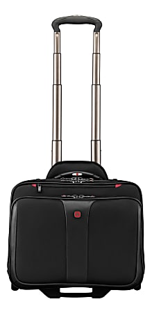 Wenger&reg; Patriot II Polyester Rolling 2-Piece Business Luggage Set, Black