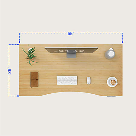 FlexiSpot E7 Electric 55 W Height Adjustable Standing Desk