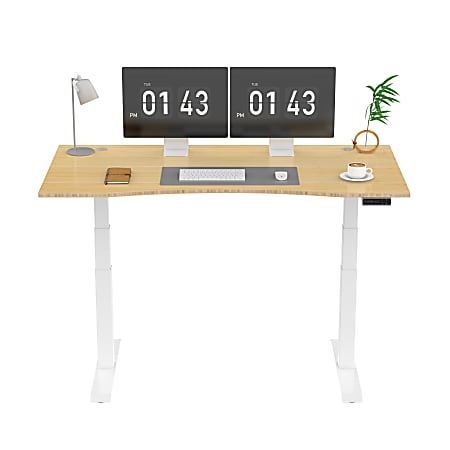 FlexiSpot E7 frame + Bamboo series standing desk review - TECHTELEGRAPH